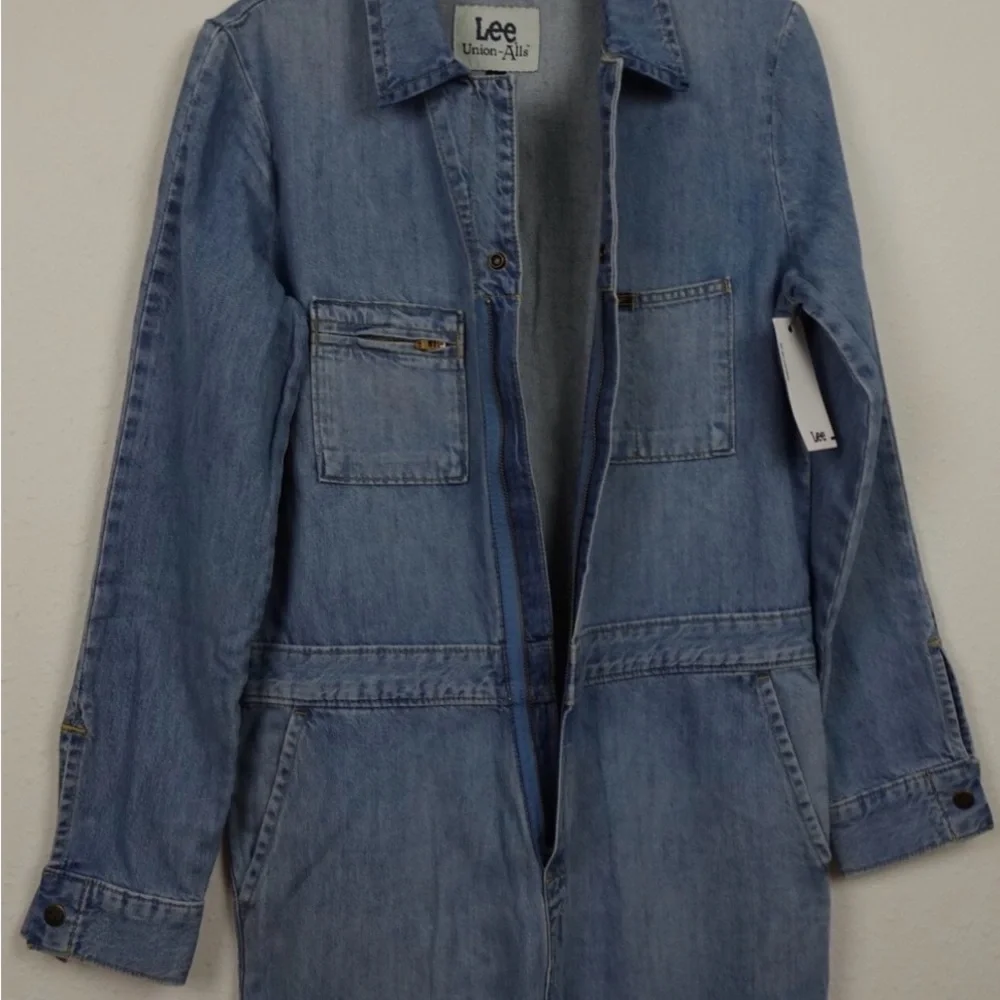 Light Blue Women’s Denim Jumpsuit Jeans - Picture 6 of 7